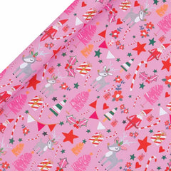 Glick Kids Pink XL Gift Wrap (4m) image 0