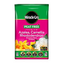 Miracle-Gro Peat Free Premium Azalea, Camellia, Rhododendron Ericaceous Plants Compost (40 litres) image 0