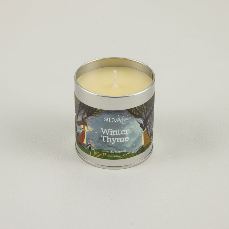St Eval Winter Thyme Tin Candle image 0