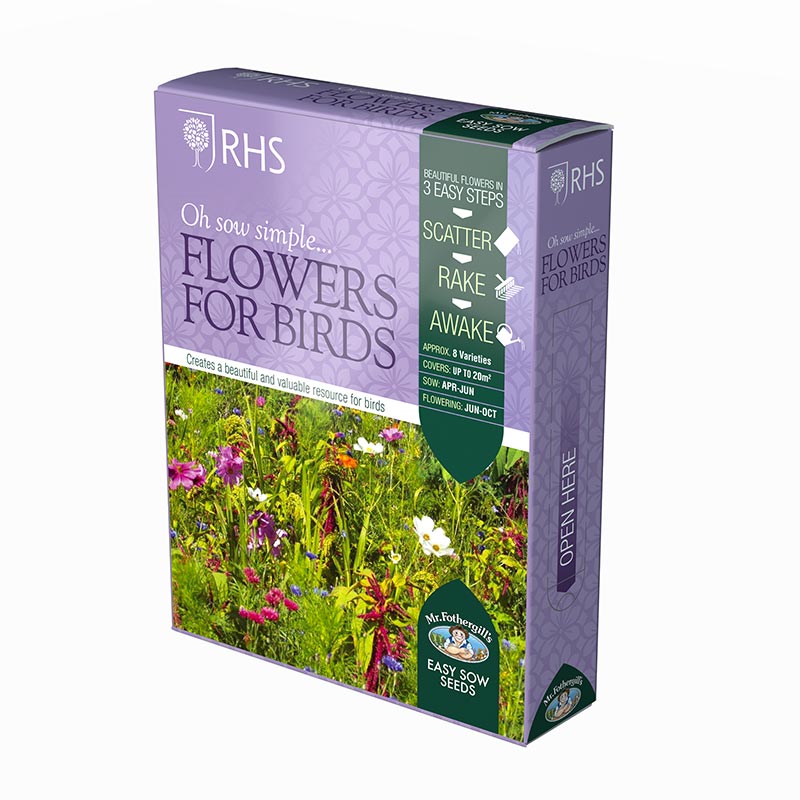 RHS Flowers for Birds Seed Mix (20g) image 0