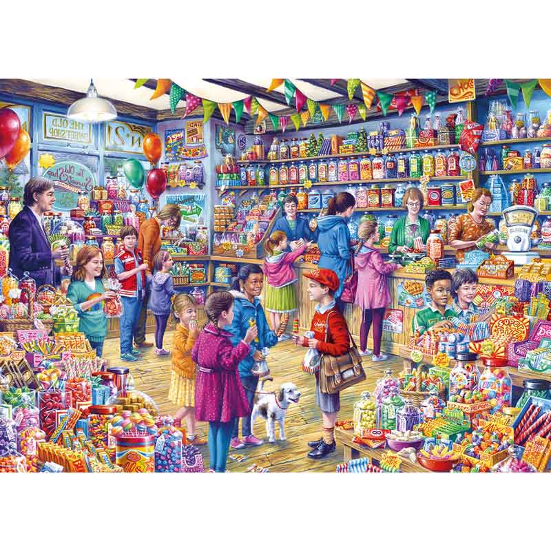 Gibsons The Old Sweet Shop 500 XL Piece Jigsaw Puzzle image 0