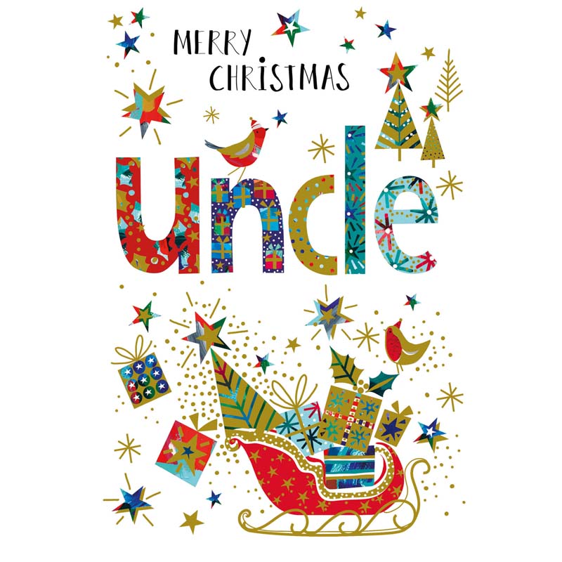 Nigel Quiney Uncle Bright Sleigh Christmas Card image 0