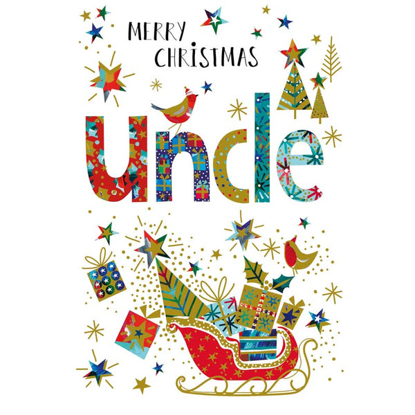 Nigel Quiney Uncle Bright Sleigh Christmas Card image 0
