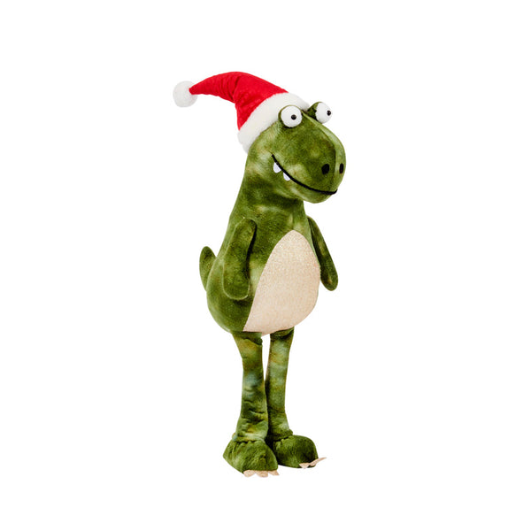 Three Kings Green Festive Dino - SantaSaurus image