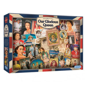 Gibsons Celebrating Our Glorious Queen 1000 Piece Jigsaw Puzzle image 1