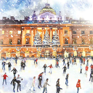 Ling Design Charity Christmas Cards - Skating At Somerset House (Pack of 6) image 0