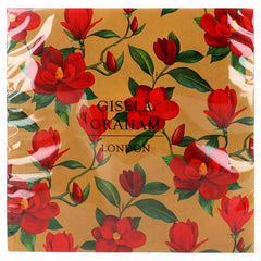 Gisela Graham Paper Napkins - Red Magnolia (Pack of 20) image 0