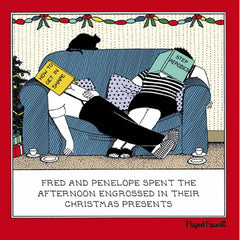Woodmansterne Christmas Snooze Christmas Card image 0