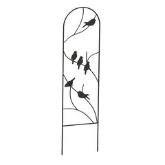 Panacea Perching Birds Pot Trellis Black image 0