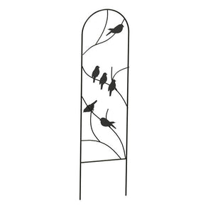 Panacea Perching Birds Pot Trellis Black image 0