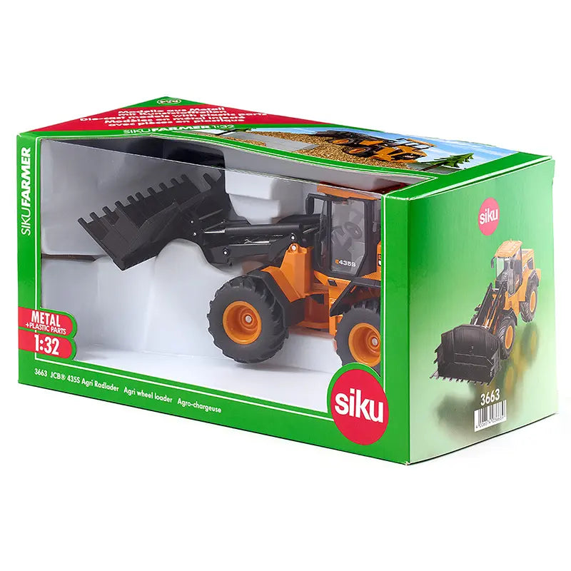 siku 3663 JCB 435S Agri Wheel Loader 1:32 image 0