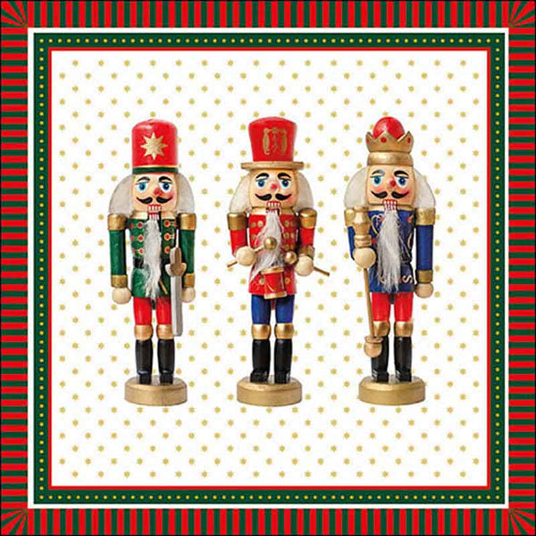 Ambiente Paper Napkins - Three Nutcrackers (Pack of 20) image 0