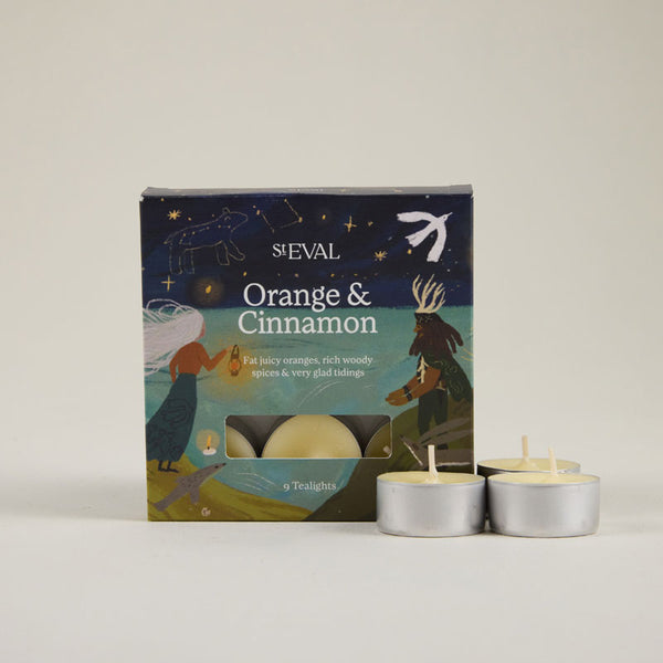 St Eval Orange &amp; Cinnamon Tealights (Pack of 9) image 0