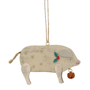Gisela Graham Wood Pig (Assorted Designs) image 1