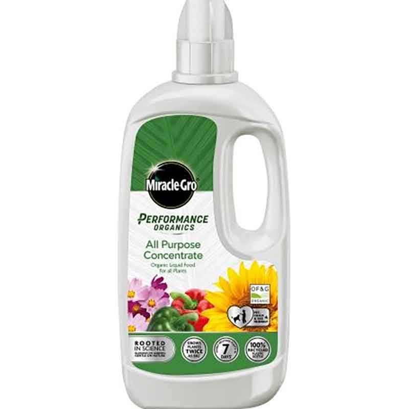 Miracle-Gro Performance Organics All Purpose Concentrated Liquid Plant Food (1 litre) image 0