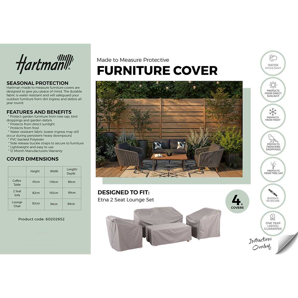 Hartman Covers for Etna 2 Seat Sofa Lounge Set image 0