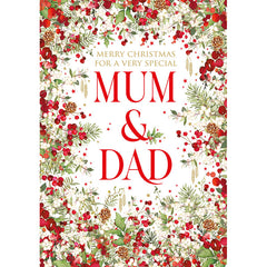 Nigel Quiney Festive Message Mum & Dad Christmas Card image 0