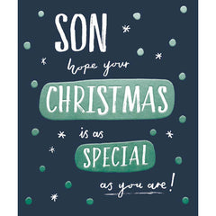 Woodmansterne Brilliant Son Christmas Card image 0