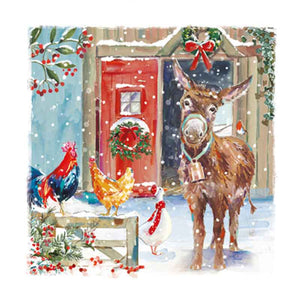 Ling Design Large Deluxe Cards - Winter On The Farm (Pack of 12) image 3