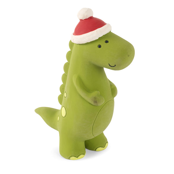 Zoon Latex Christmas Dino Dog Toy image 1