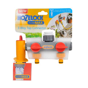 Hozelock Flowmax 3-Way Tap Connector image 0