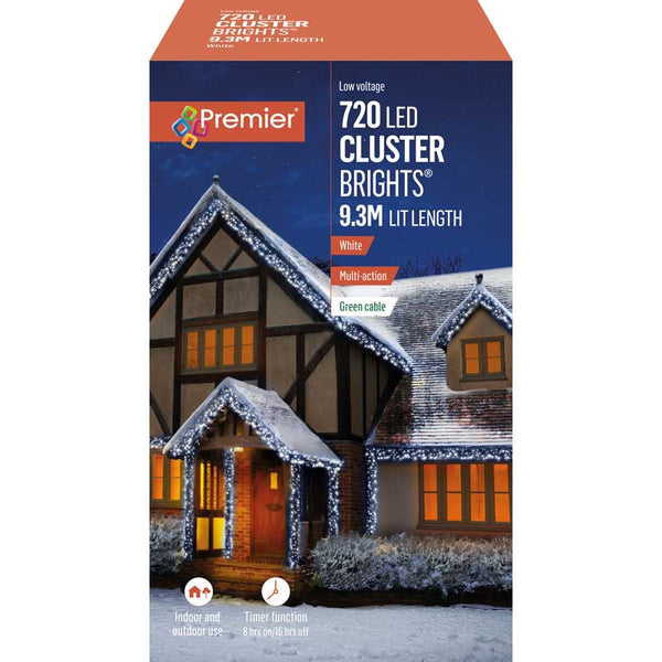 Premier 720 Multi-Action LED CLUSTERBRIGHTS with Timer - White image 1