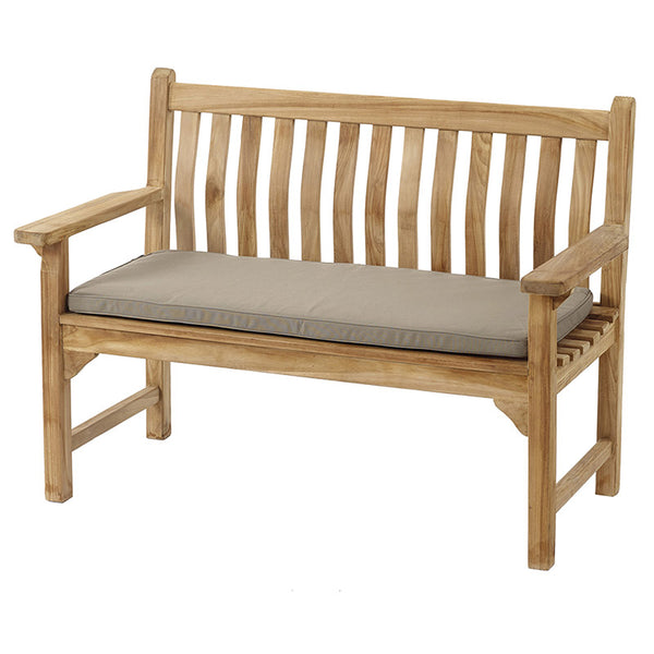 Bramblecrest 2-Seat Garden Bench Cushion - Taupe image 2
