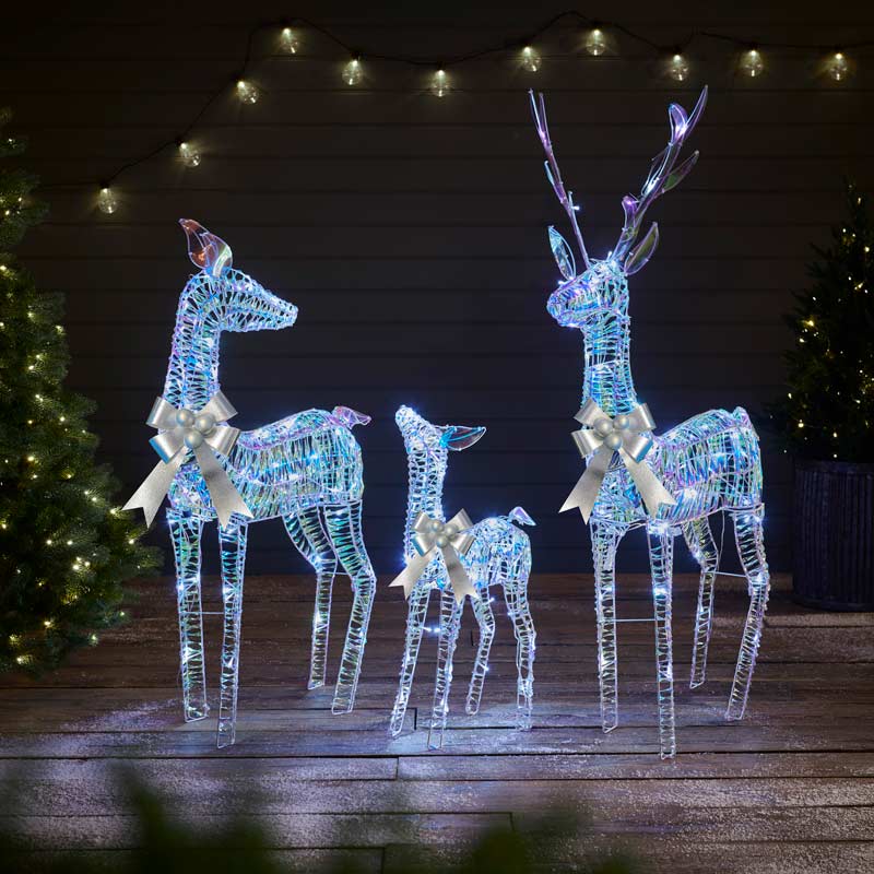 Bosk Iridescent Reindeer Family image 0