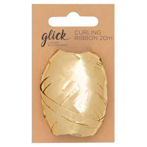 Glick Metallic Gold Curling Ribbon image 0