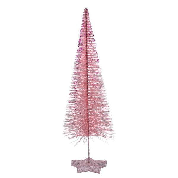 Gisela Graham Pink Brush Tree image 0