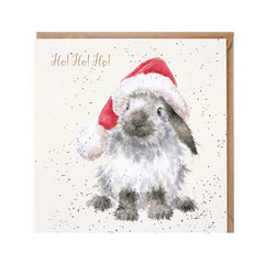 Wrendale Designs Ho Ho Ho! Christmas Card image 0