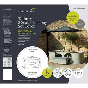 Bramblecrest Cover for Tetbury 8 Seater Balcony Set image 1
