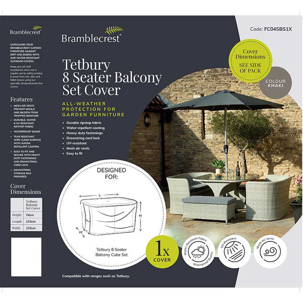 Bramblecrest Cover for Tetbury 8 Seater Balcony Set image 1