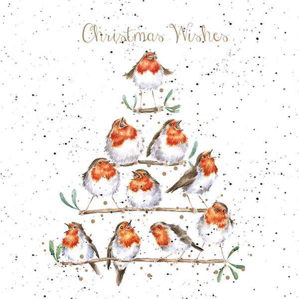 Wrendale Designs Boxed Cards - Rockin' Robins (Pack of 8) image 0