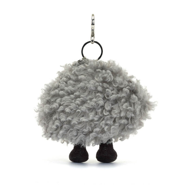 Jellycat Amuseables Storm Cloud Bag Charm - Grey image 1