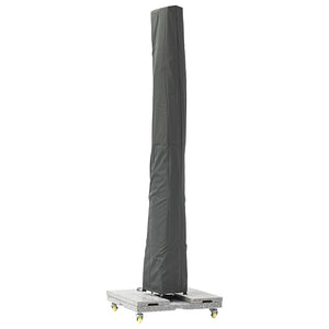 Bramblecrest Worcester 4 x 3m Rectangular Cantilever Parasol in Grey with LED, Granite Base &amp; Cover image 4