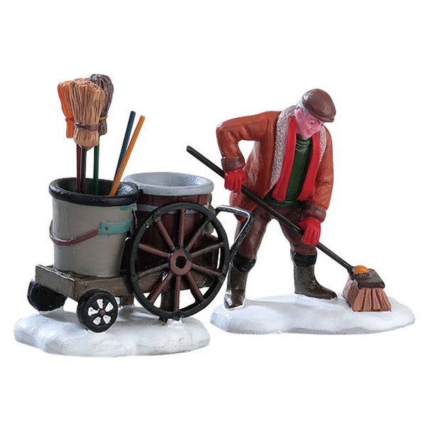 Lemax Street Sweeper (Set of 2) image 0