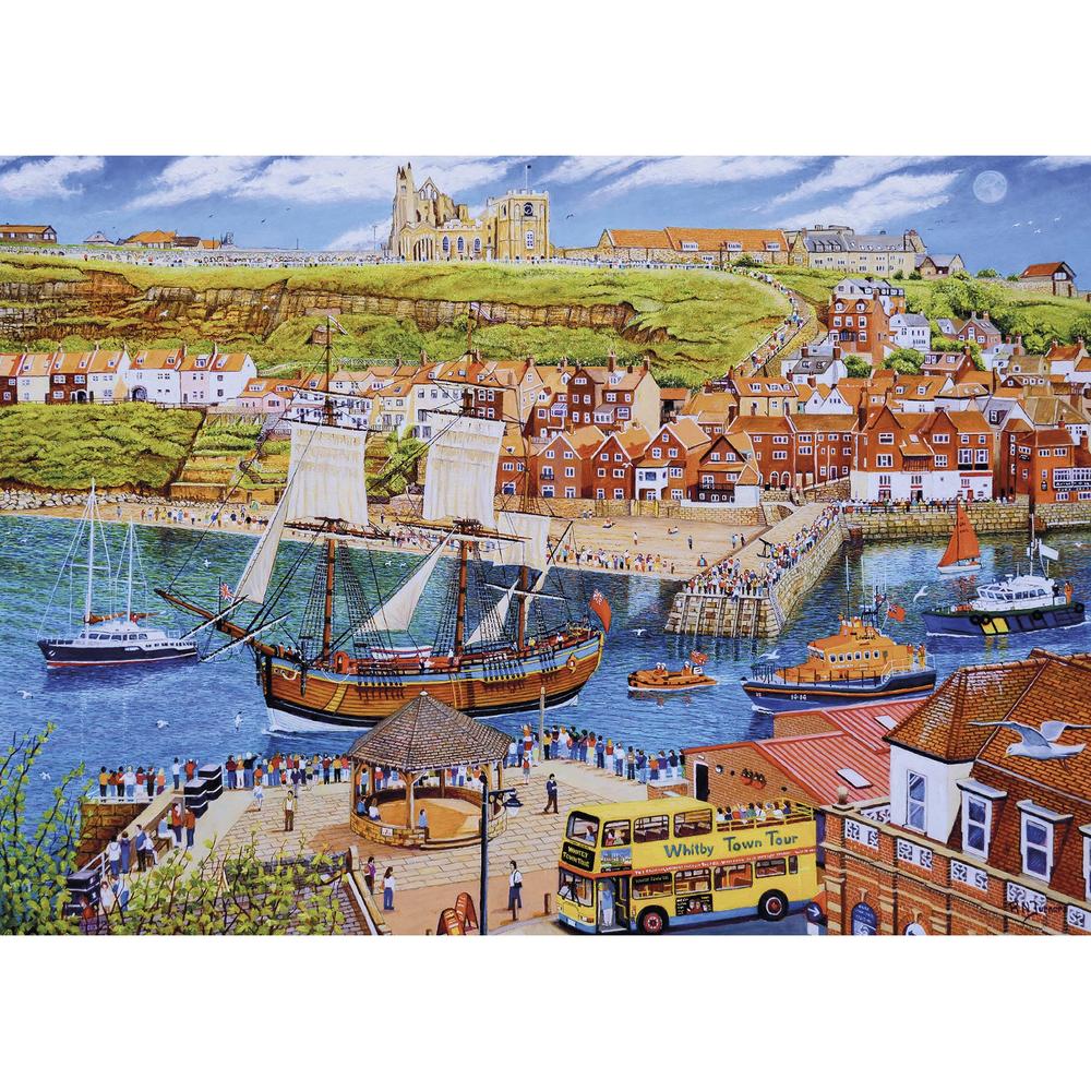 Gibsons Endeavour, Whitby 1000 Piece Jigsaw Puzzle image 0