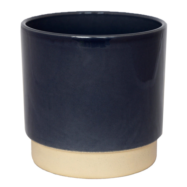 Ivyline Enos Indoor Plant Pot Range - Blue, 11.5cm image