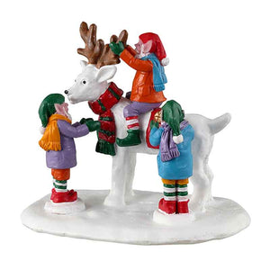 Lemax Reindeer Snowman image 0
