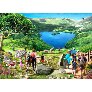 House of Puzzles Lake View 1000 Piece Jigsaw Puzzle image 0