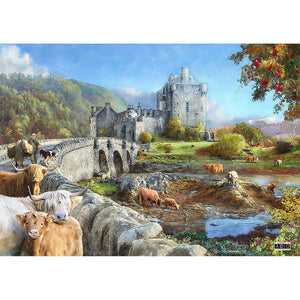 House of Puzzles Highland Morning 1000 Piece Jigsaw Puzzle image 0