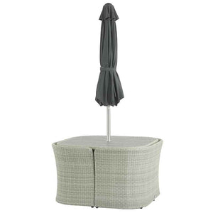 Bramblecrest Tetbury Cloud Tree-Free Balcony Set with 2.5m Parasol & 15kg Base image 9