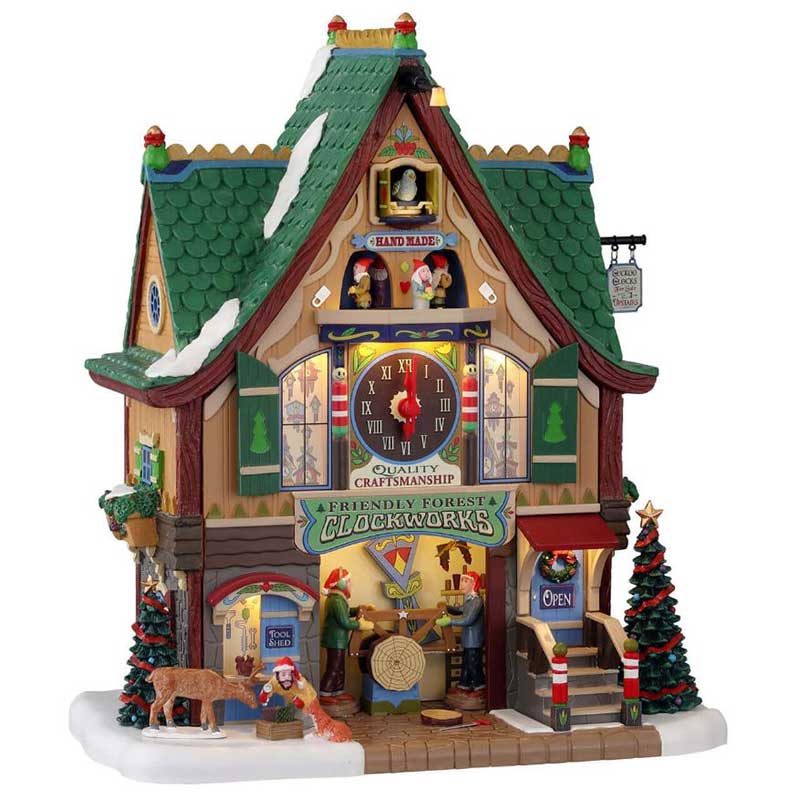 Lemax Friendly Forest Clockworks image 0