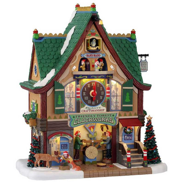 Lemax Friendly Forest Clockworks image 0