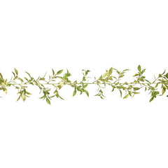 Floralsilk Green Sparkle Mini Leaf Garland image 0