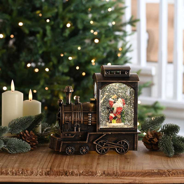 Festive Train with Santa Water Spinner image 0