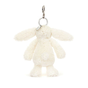 Jellycat Blossom Cream Bunny Bag Charm - Berry image 3