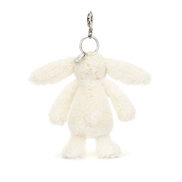 Jellycat Blossom Cream Bunny Bag Charm - Berry image 3