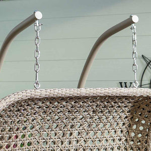 Hartman Heritage Double Hanging Egg Chair - Beech with Dove Cushion image 2